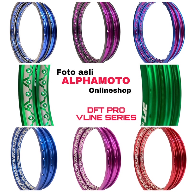 VELG JARI JARI MOTOR DFT THAILAND VLINE RING 17 ORIGINAL Velek Pelek Modif Thailook Mio Vario Beat
