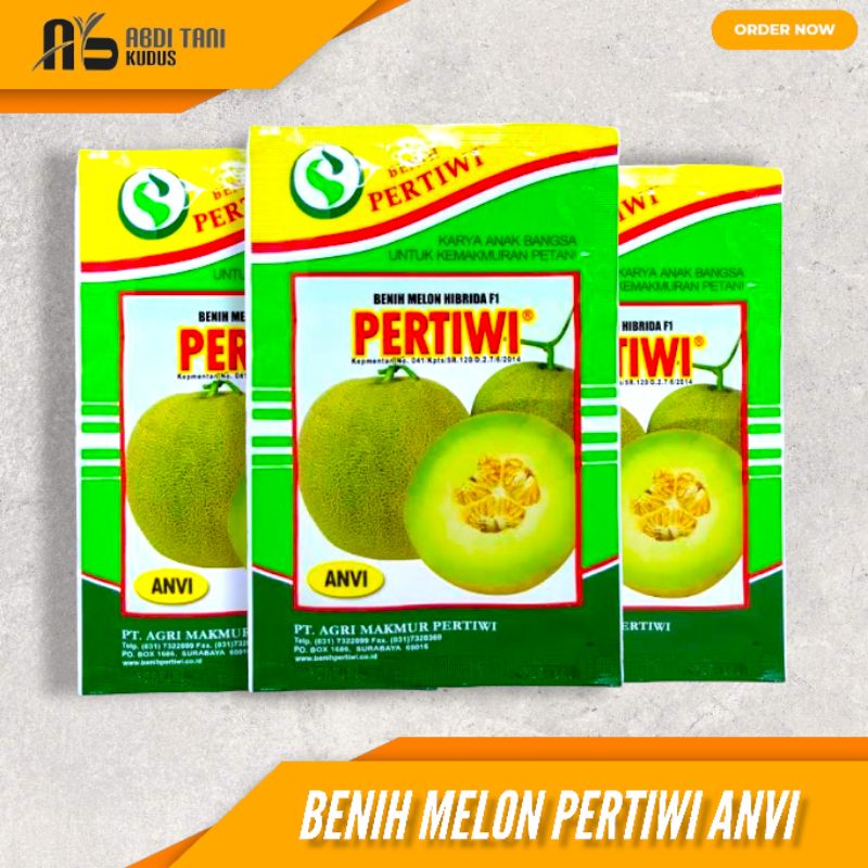 BENIH MELON PERTIWI ANVI ISI 600 BIJI PERTIWI