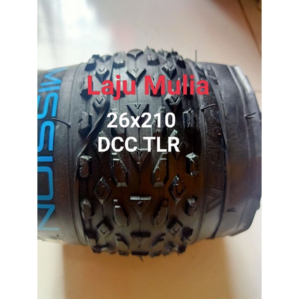 BAN LUAR 26x210 MISSION DCC TLR HITAM 120 TPI VEE TIRE