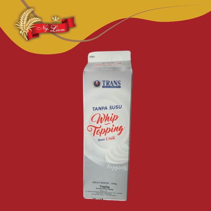 TRANS / KFI Whip Topping / Whipping Cream Nabati SILVER 1kg