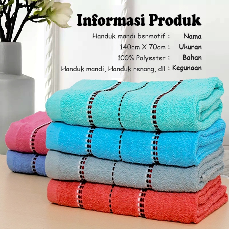Handuk Mandi Handuk Mandi Dewasa Ukuran Besar Handuk Mandi Jumbo Dewasa Ukuran 70x140cm Bahan Katun Terbaru Perlengkapan Mandi Import