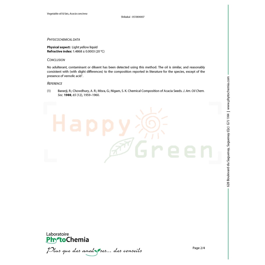 Happy Green Cape Shikakai Oil - Minyak Acacia Concinna Natural