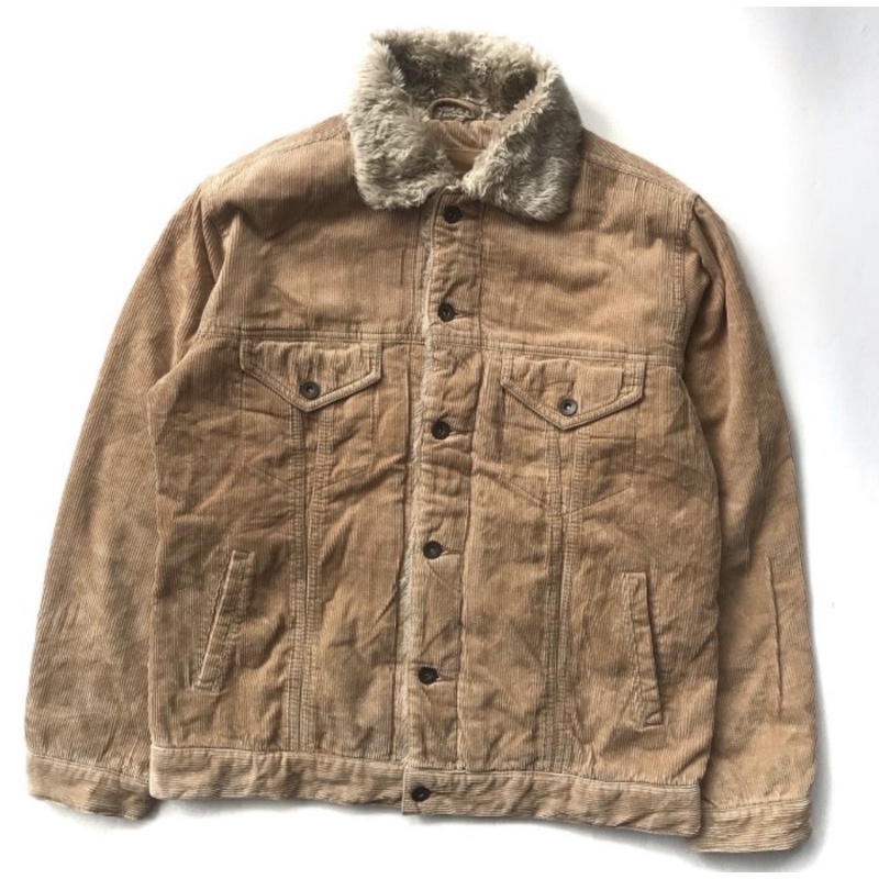 uniqlo corduroy sherpa trucker