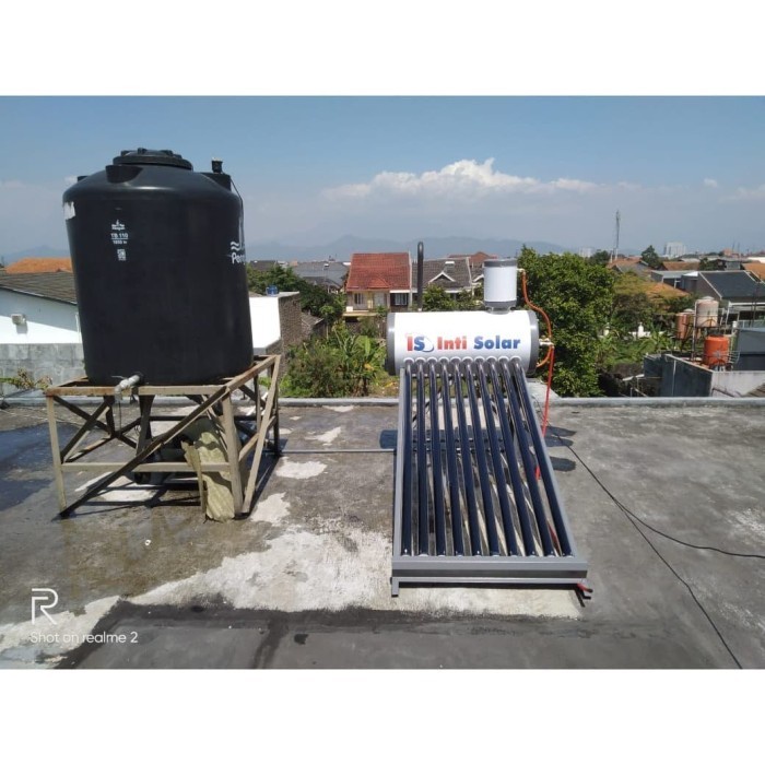 PEMANAS AIR TENAGA MATAHARI INDIRECT  WATER HEATER INTI SOLAR PS8