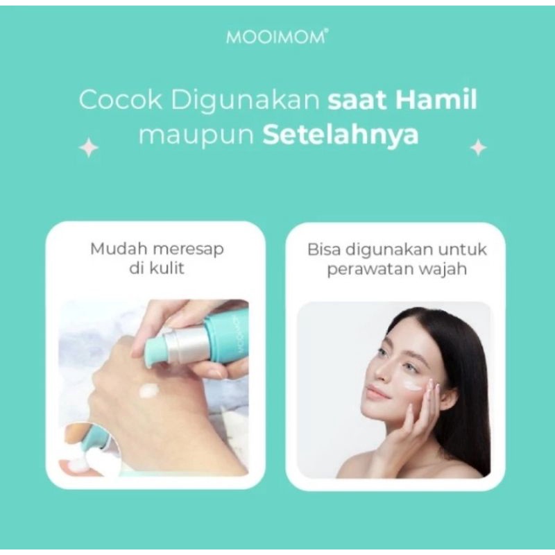 MOOIMOM belly CREAM - cream Penghilang stretchmark