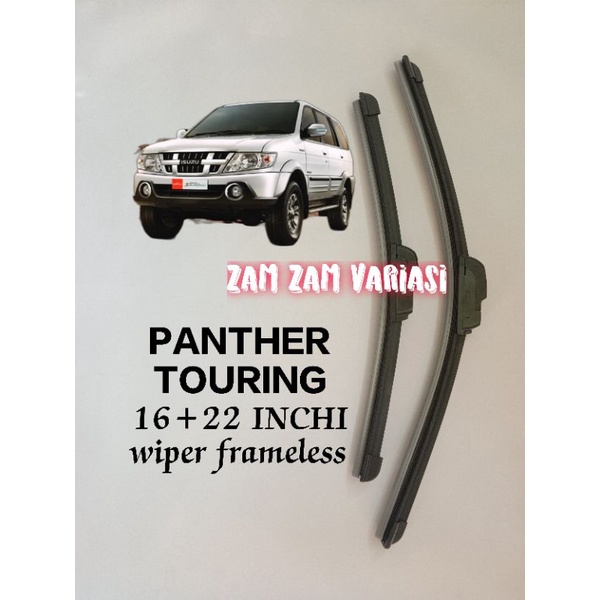 wiper kaca depan model banana frameless mobil panther touring
