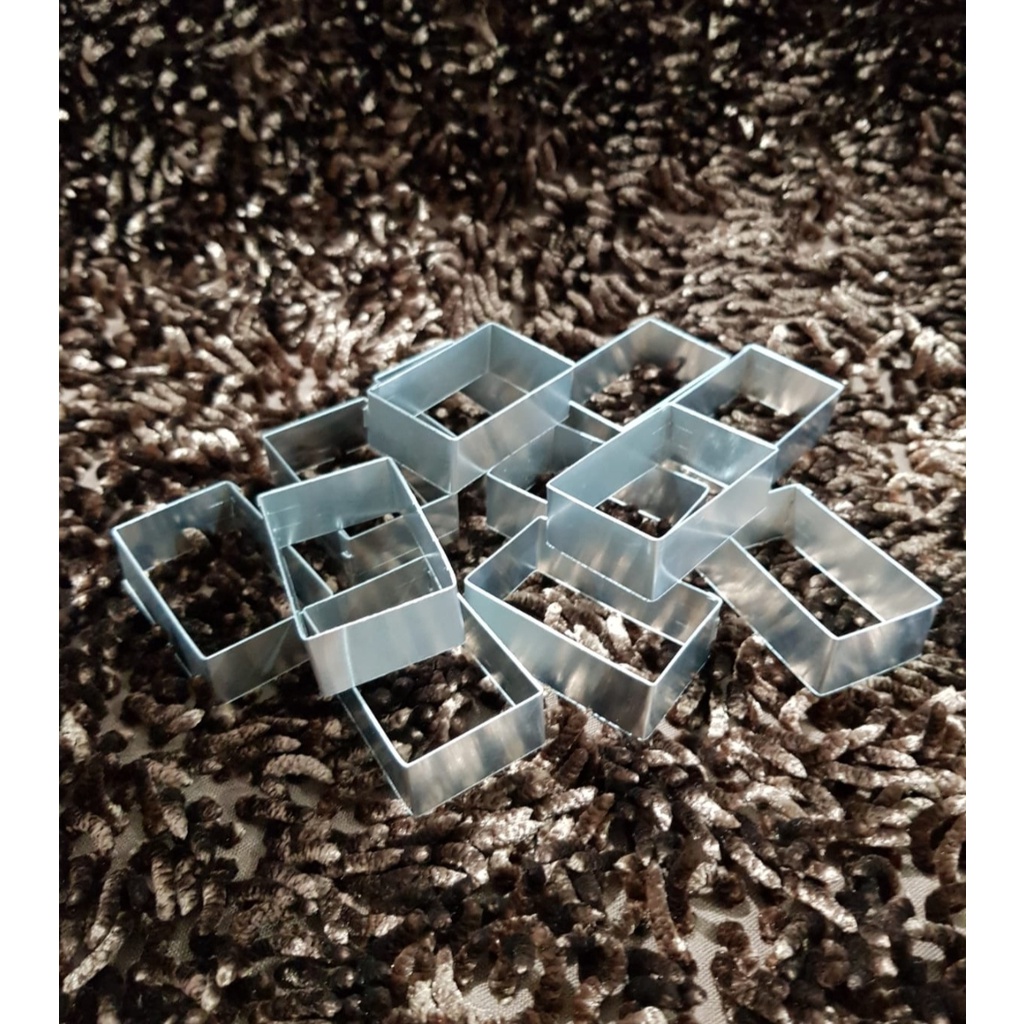 Cetakan Nastar Taiwan / Cetakan kue bentuk persegi / Cetakan nastar segi