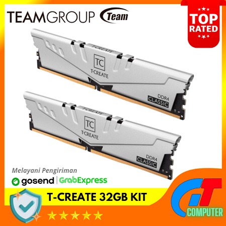 TEAM T-CREATE CLASSIC 32GB Kit (16GBX2) DDR4 3200MHz PC4-25600