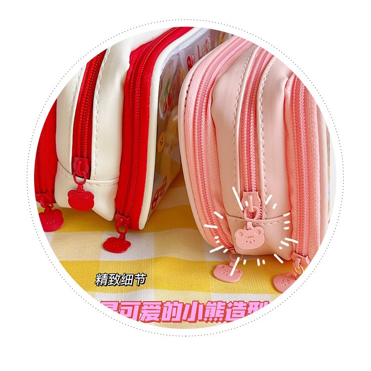 

Jual Produk Tempat Pensil Transparan 3 Zipper Cute Aesthetic Jumbo Korean Cute Pensil Case