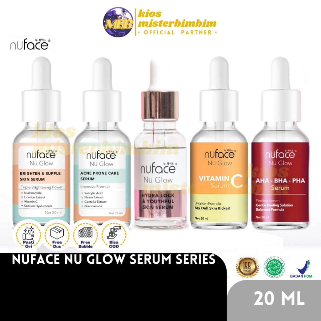 Jual Nuface Nu Glow Serum Series 30ML / Perawatan Wajah Normal ...