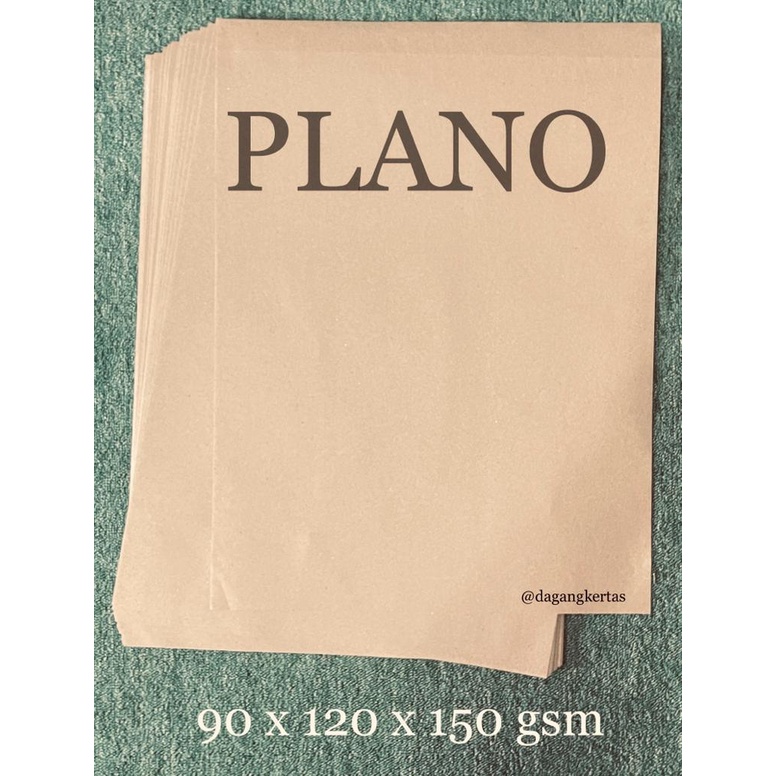 

Kertas Kraft PLANO Liner/Samson 150 gsm Paper Bag / 10 pcs (First Hand)