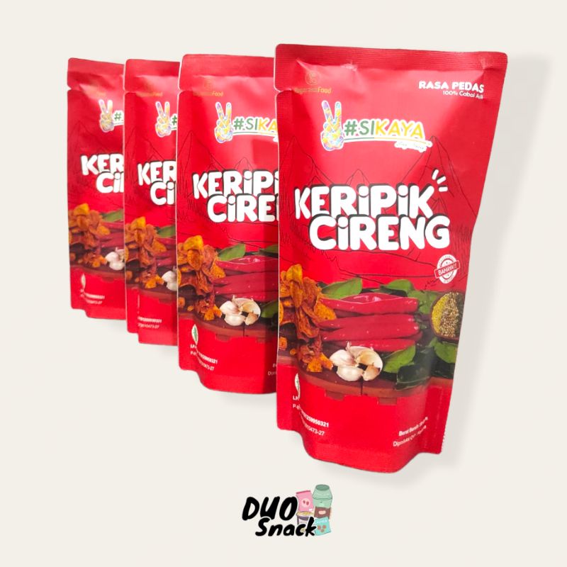 Keripik Cireng Pedas Sikaya Cemilan Kripik Murah