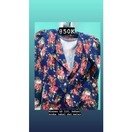 Blazer Bunga