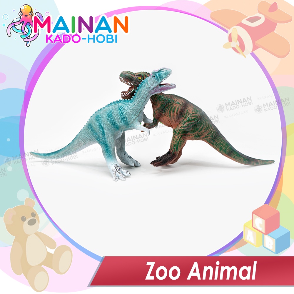 HADIAH BIRTHDAY GIFT MAINAN ANAK LAKI MINIATUR ZOO ANIMAL DINOSAURUS