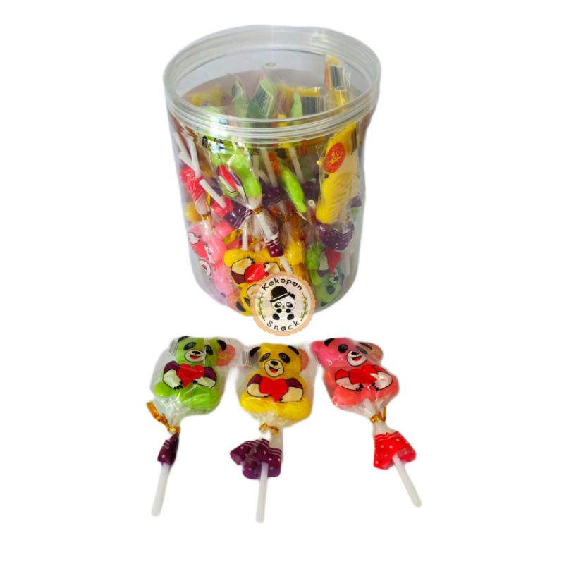 SUGAR RUSH LOLIPOP TOPLES KECIL ISI 30