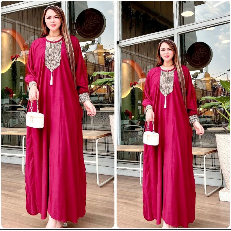 Kaftan viral // Kaftan Sultan rayon premium Ld 160 Pb 135