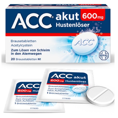 Obat Batuk ACC Akut 600 asli Jerman isi 20 tablet