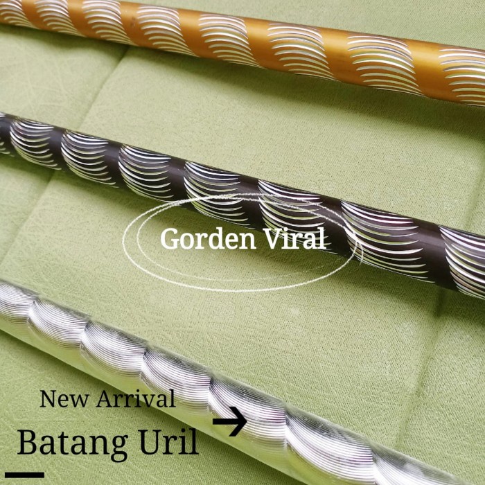BESI GORDEN/BATANG HORDENG/REL GORDYN/ROLLET KORDEN JENDELA - Uril Silver, 50cm