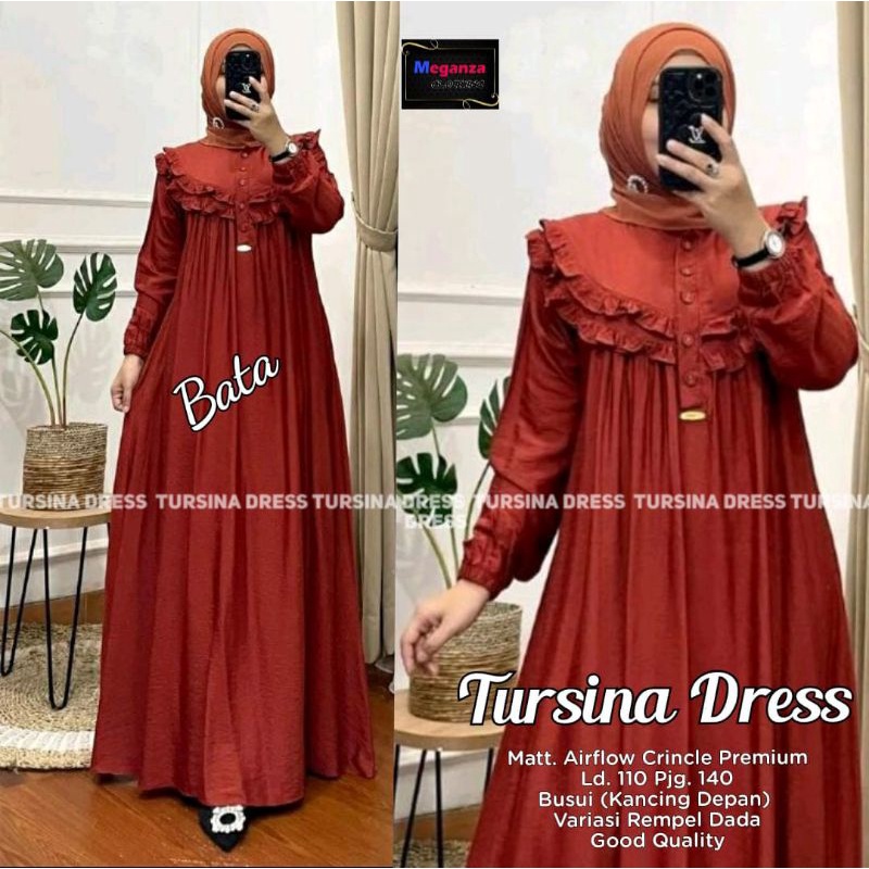 TURSINA BAJU GAMIS WANITA TERBARU BY MEGA