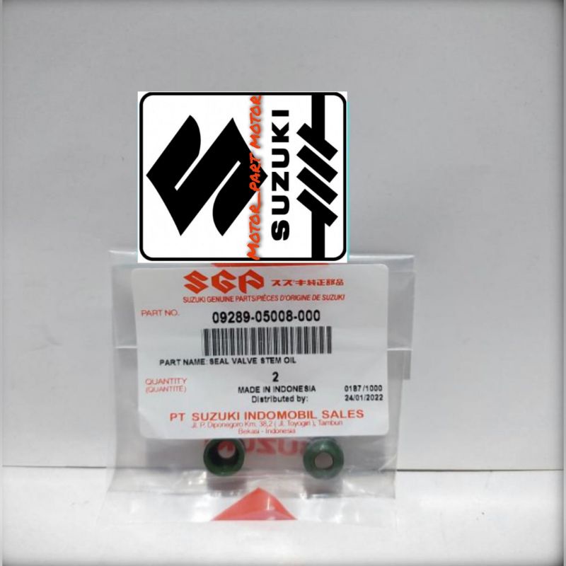 sil seal klep Suzuki(isi 2) smash shogun spin skywave hayate SkyDrive original Suzuki
