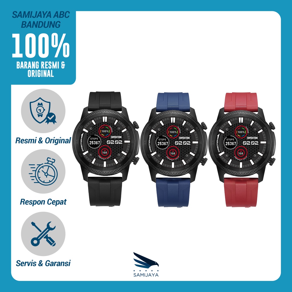 Jam Tangan Smartwatch Expedition ESW 001 Coklat Original Resmi