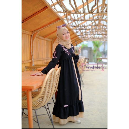 ABAYA MODERN / GAMIS ANAK HITAM / GAMIS ANAK REMAJA / ABAYA ANAK REMAJA MODERN