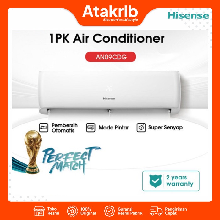 HISENSE AC STANDART 1 PK AN09CDG-ID / AN09CDG