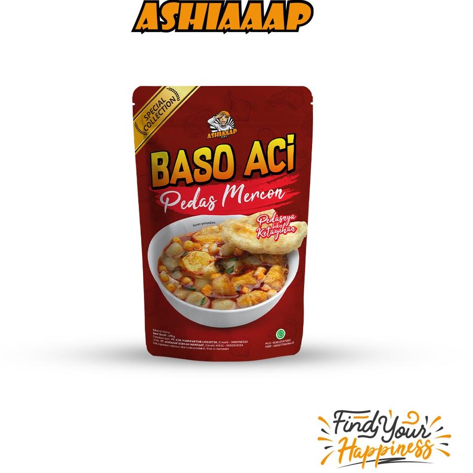 

【murah】 Ashiaaap Bakso Aci Pedas Mercon (175 gram) / Baso Cemilan Instan Super Pedas