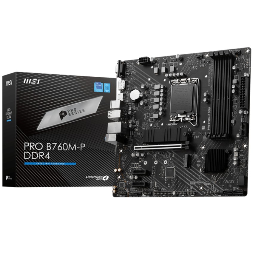MSI PRO B760M-P DDR4 INTEL B760 LGA1700 MOTHERBOARD