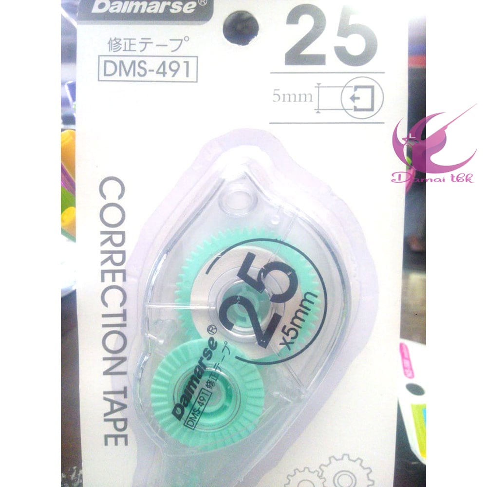 

Correction Tape / Tipex Kertas Daimarse Dms-491 5M