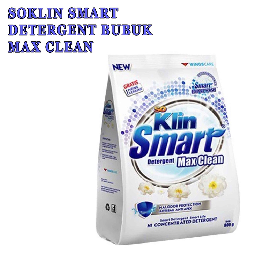 So Klin Smart* Deterjen Bubuk* So Klin 725g* Sabun Pakaian