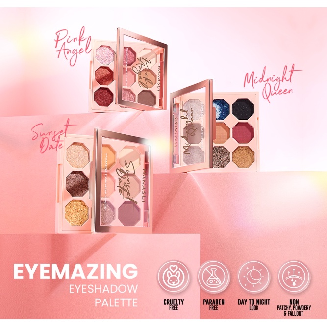 ❤ MEMEY ❤ HANASUI Eyemazing Eyeshadow Palette