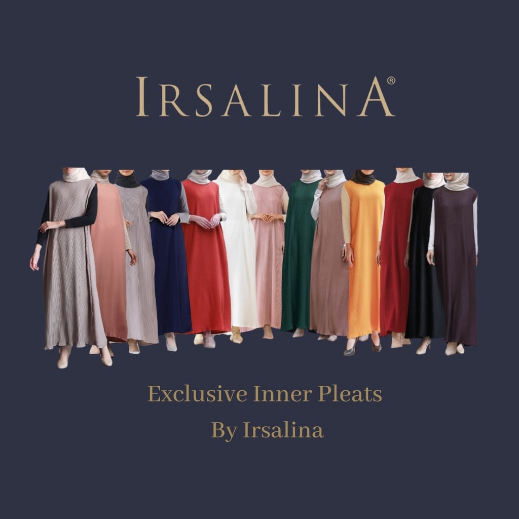 Irsalina Exclusive Inner Pleats