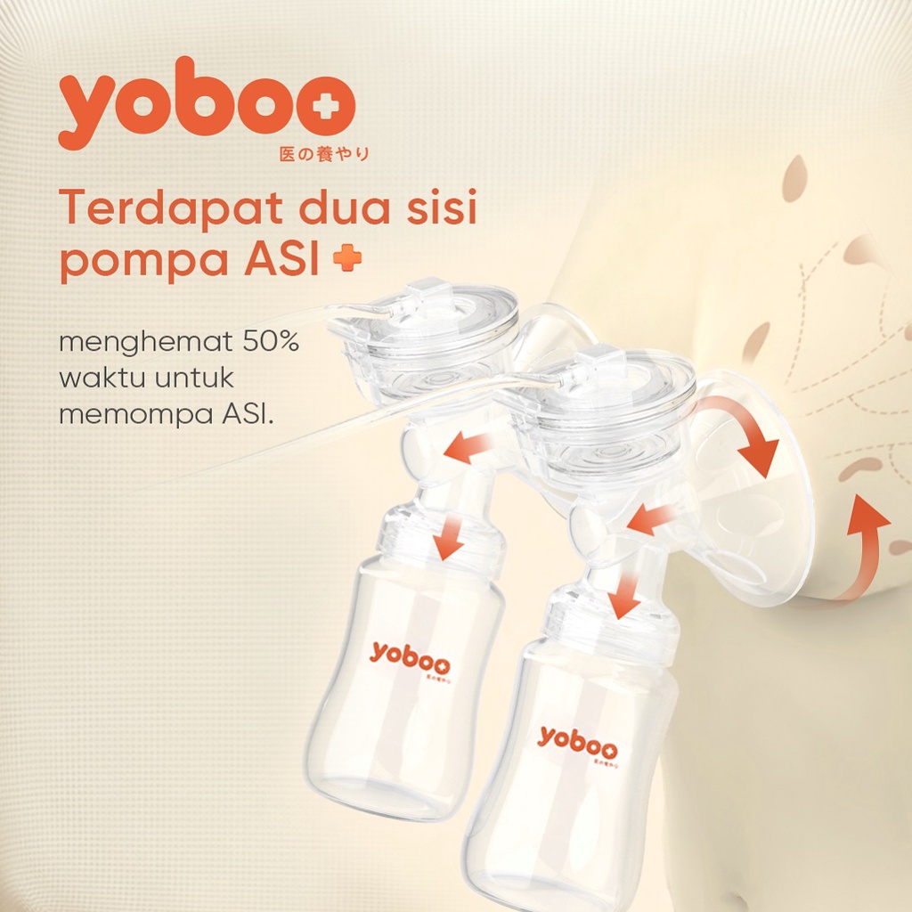 [BabyFriendly] Yoboo Double Electric Breast Pump / Pompa ASI Ganda Elektrik YB-0024