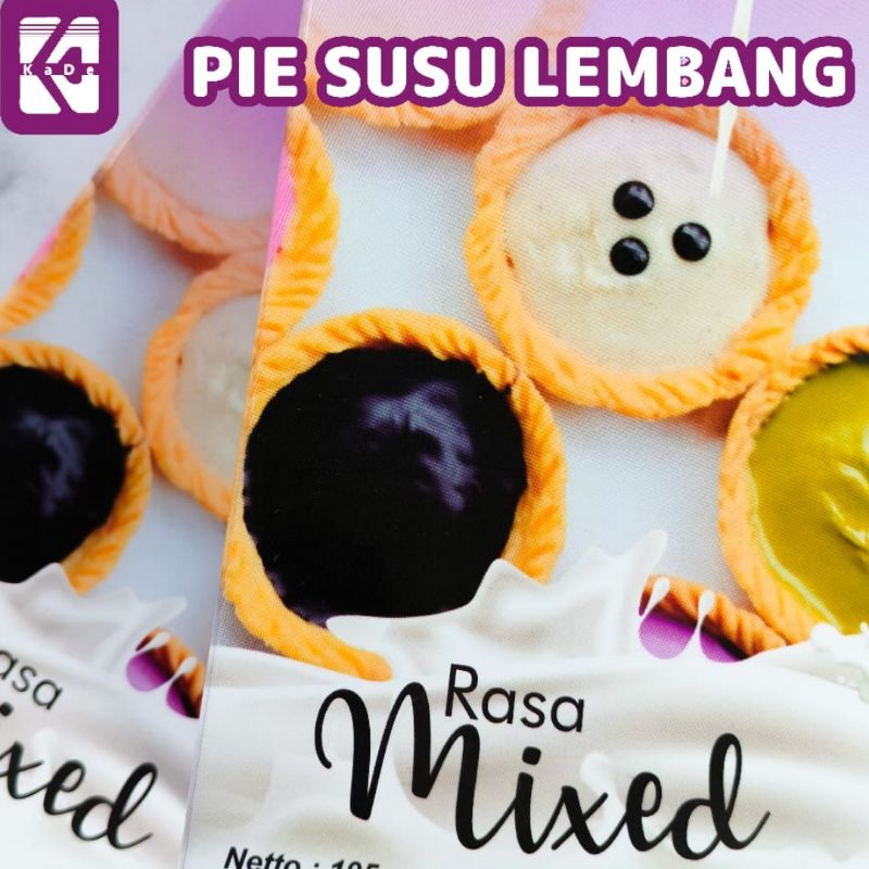 Pie Susu lembang mixed 7pcs (Bisa ke Luar kota,luar P.Jawa) Dus+ buble wrap