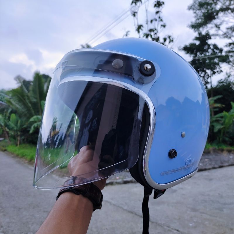 HELM BOGO DEWASA RETRO KACA VENOM SNAIL