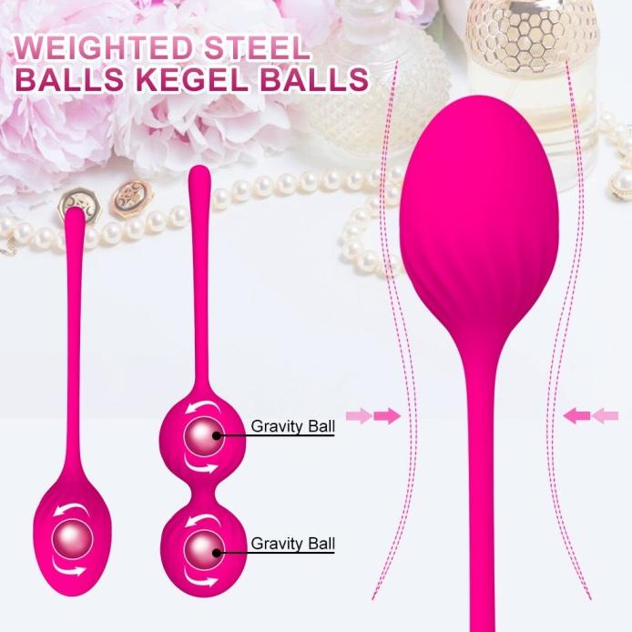 Baru Kegel Ball Double Single Bola Kegel Latihan Senam Kegel Perempuan