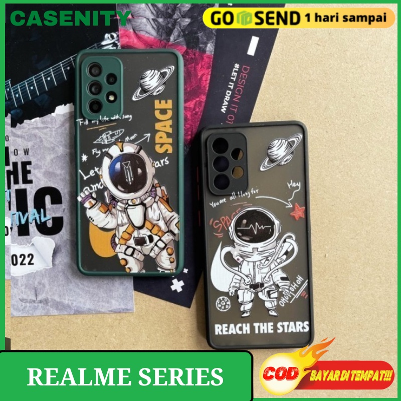Case Realme 5 5i C3 C11 2020 C21Y C25Y Narzo 20 Narzo 30A Casing Tpu Motif Nasa SPACE HardCase Quali