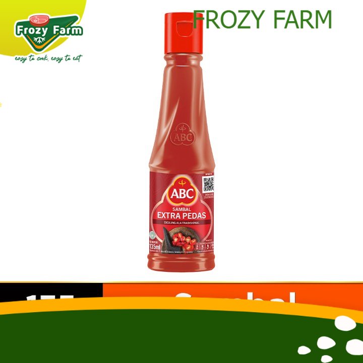 

ABC Saus Sambal Extra Pedas 135 mL | FROZY FARM