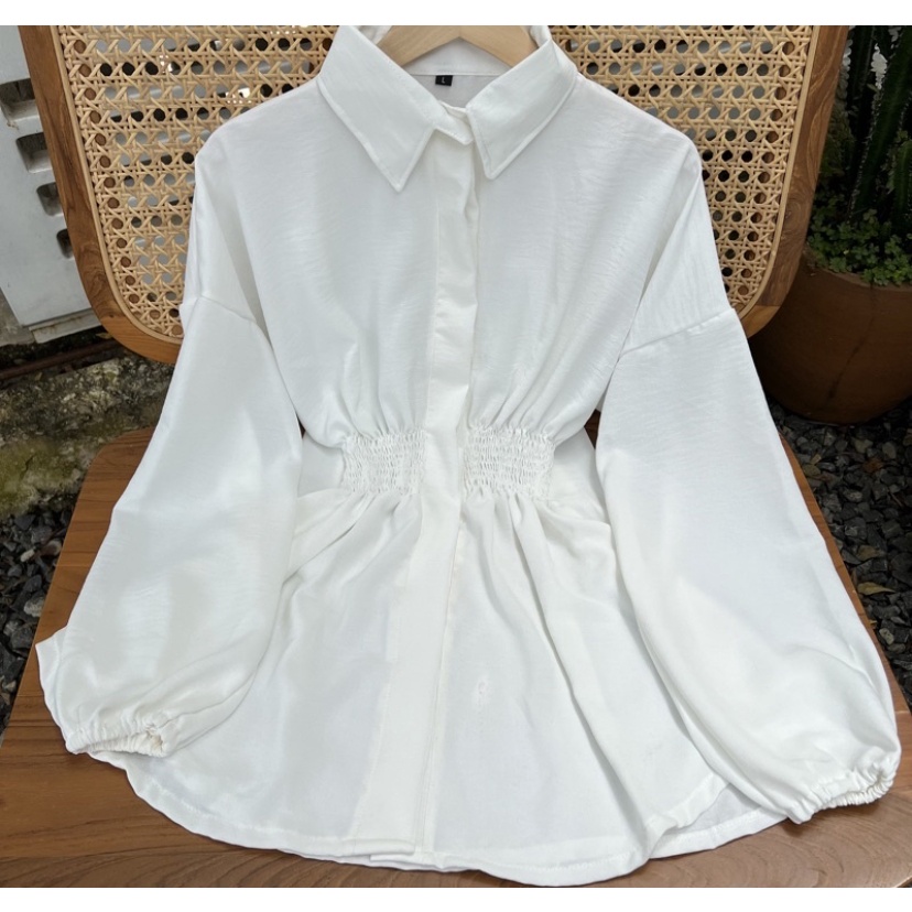 Atasan wanita kekinian terbaru 2023 | blouse tanaya shirt | atasan  terlaris | busui friendly bahan crinckle airflow premium