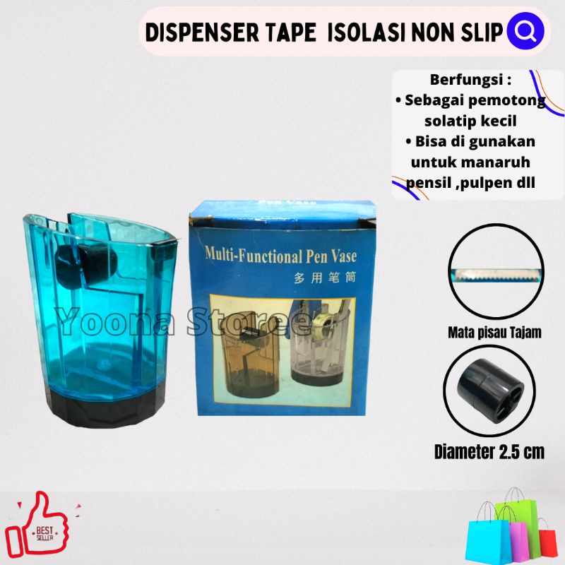 

Dispenser Tape Isolasi kecil/ Tape Gelas / 2 In 1 -Pcs