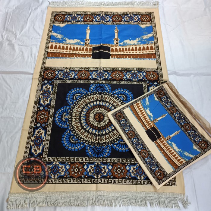 Sajadah sajadah tas travel turki bahan lembut dan halus(Y1F0) GRATIS ONGKIR Sajadah Wangi Turki Yaka