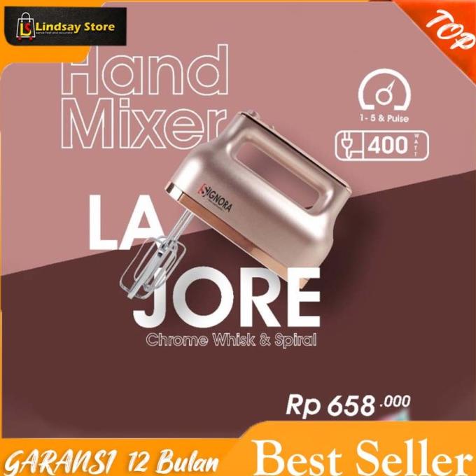 Jual Signora Hand Mixer La Jore Plus Bonus Shopee Indonesia