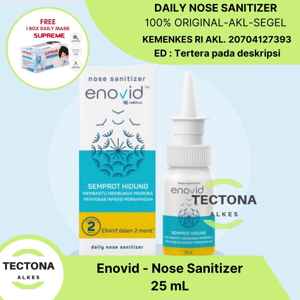 Enovid - Daily Nose Sanitizer / Nasal Spray / Semprot Hidung