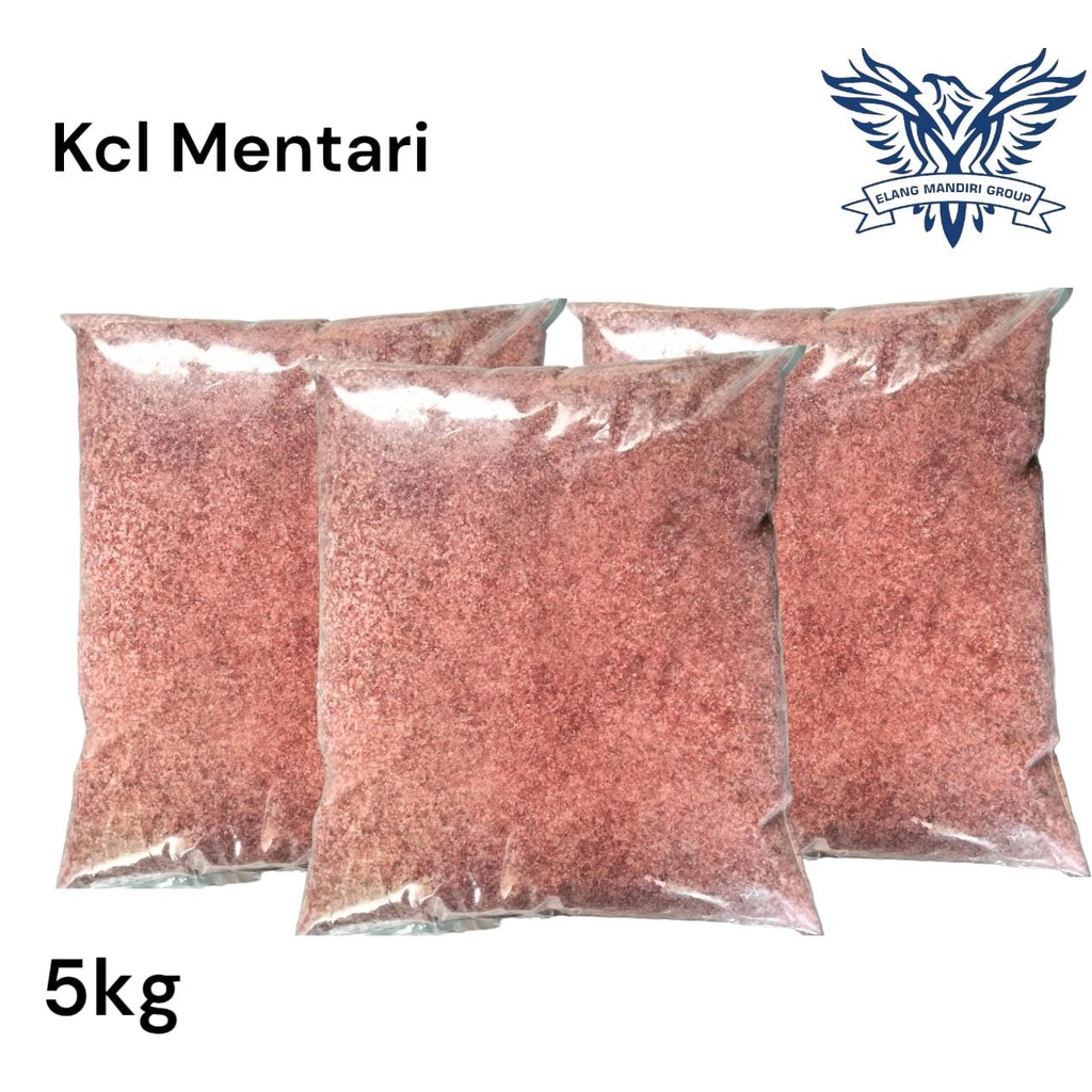 Repack 5 kg Pupuk KCL MENTARI Kandungan K2O 60% KCL KUJANG