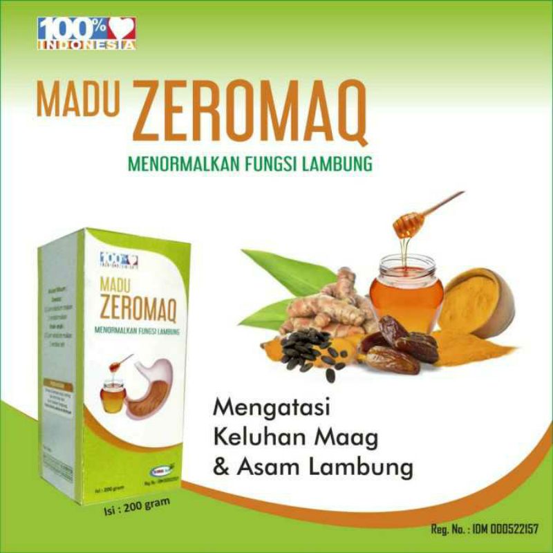

MADU ZEROMAQ Menormalkan Fungsi Lambung