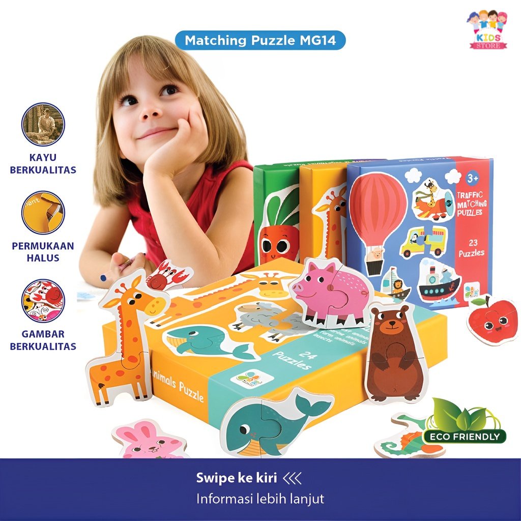 Matching Puzzle | Mainan Puzzle Edukasi Anak Kayu | Mainan Terbaru 2023 | Hadiah Ulang Tahun Anak Cewek Cowok