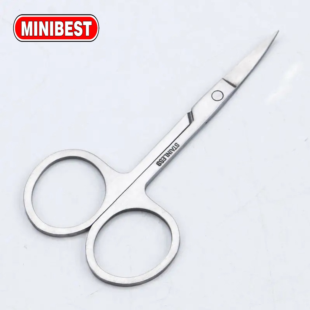 [MB] Beauty Scissor Gunting Kecil Cukur Alis Bulumata Stainless Steel Beauty Eyebrow Scissors