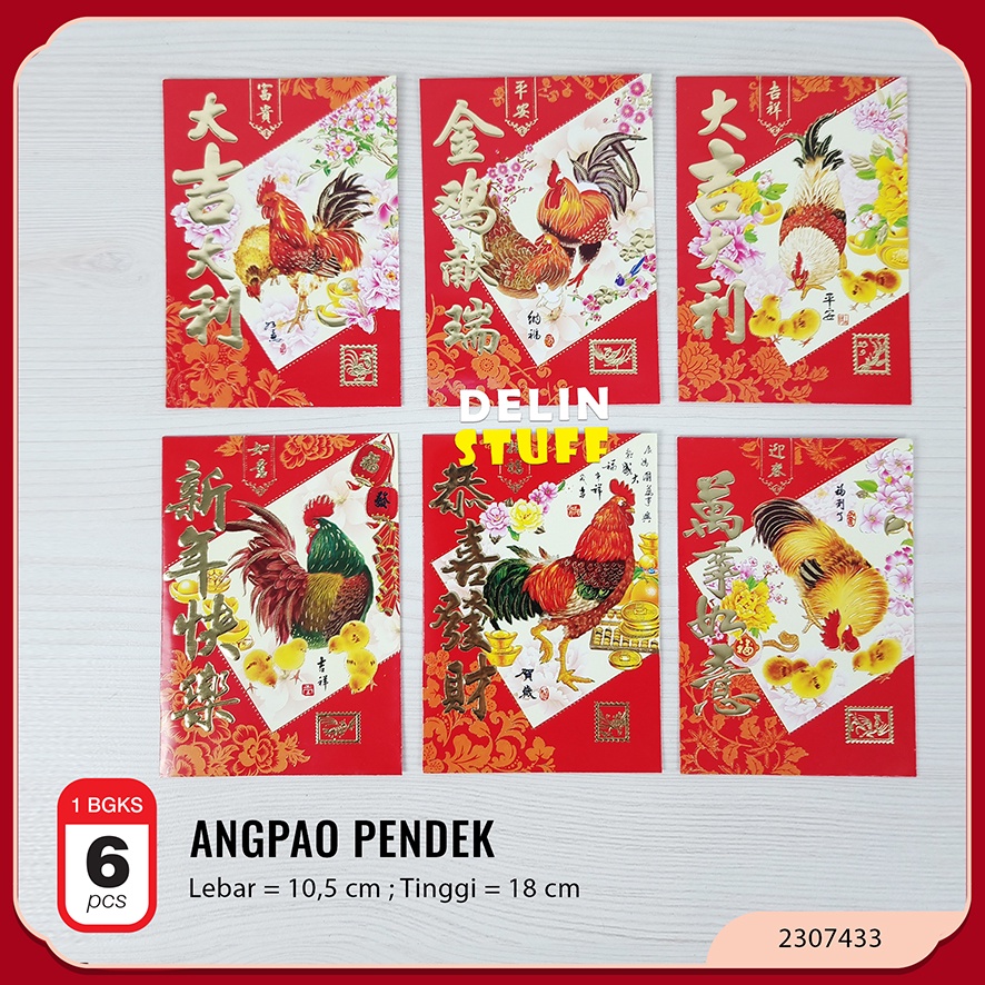 

Angpao Imlek Pendek Angpao Fu Angpao Hok isi 6 pcs (2307433)