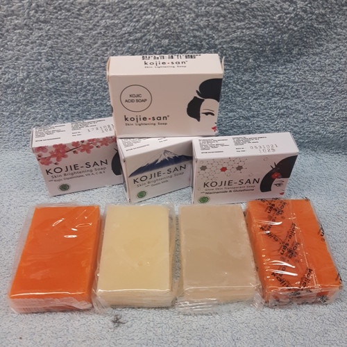 Qeila - Kojie San Brightening Soap Goat Milk / Brightening Soap Kojic / Niacinamide &amp; Glutathione Soap 65g &amp; 135g